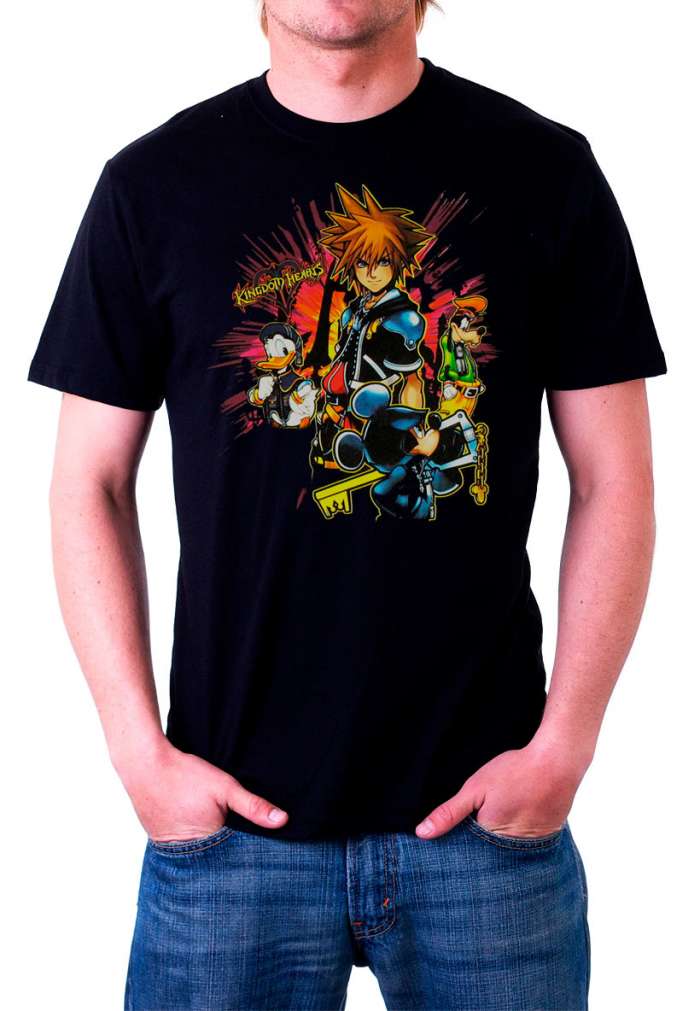 Camiseta Kingdom Hearts luces