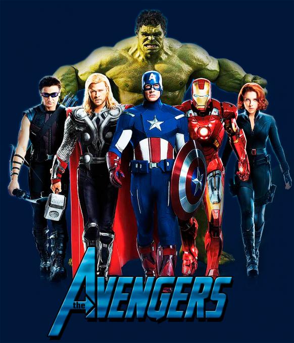 Camiseta Los Vengadores (The Avengers). Desfile