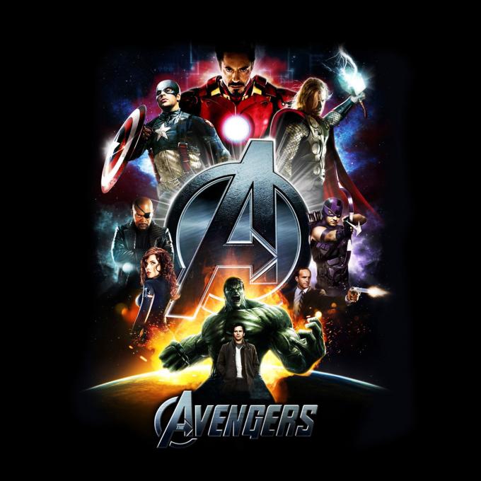 Camiseta Los Vengadores (The Avengers). Personajes