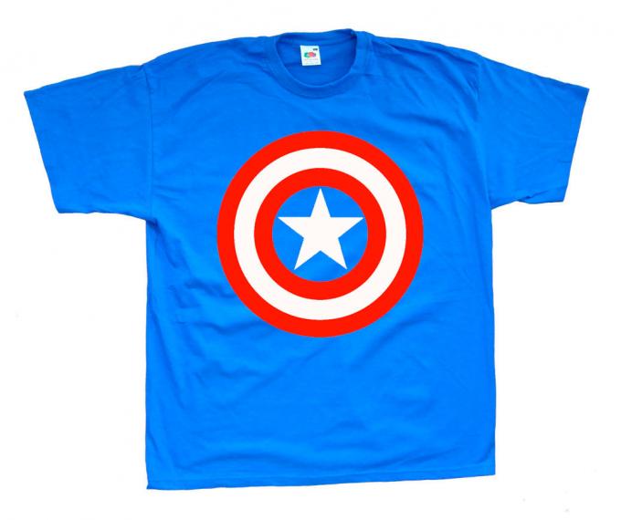 Camiseta Niño Escudo. Capitán América