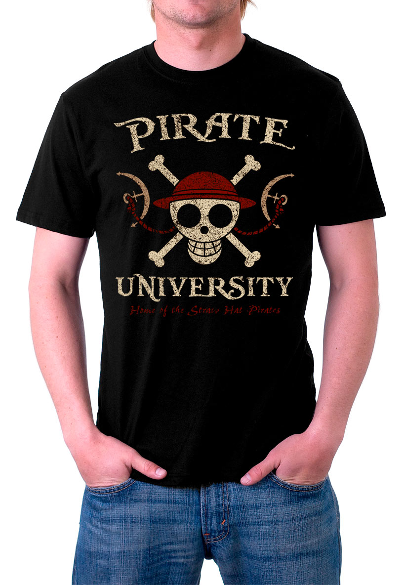 Camiseta One Piece Pirate University