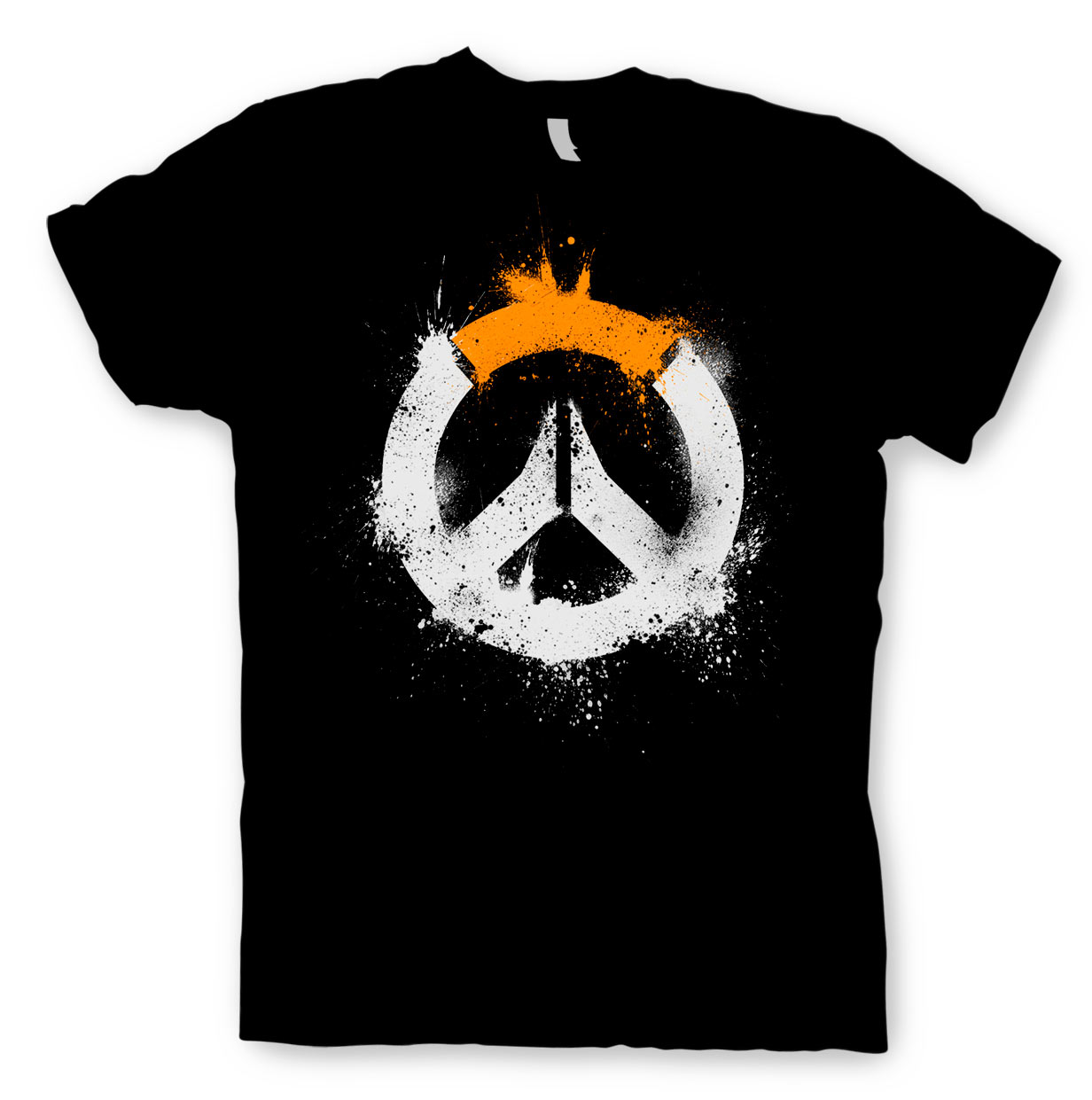 Camiseta Overwatch. logo difuminado