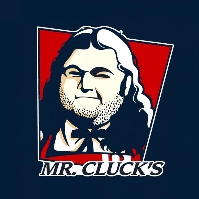 Camiseta Perdidos (Lost). Hurley "Mr.Cluck's"