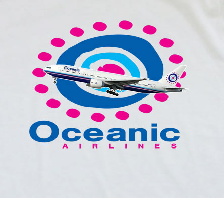 Camiseta Perdidos (Lost). Oceanic Airlines
