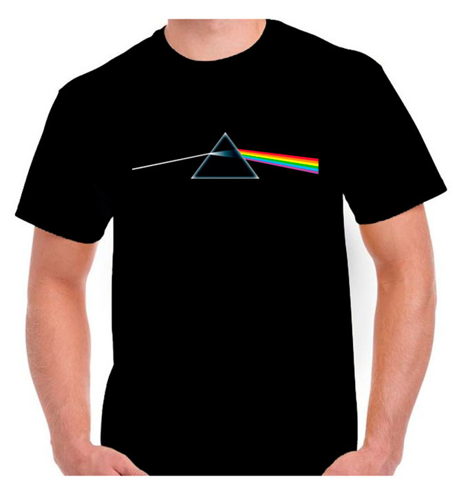 Camiseta Pink Floyd. símbolo