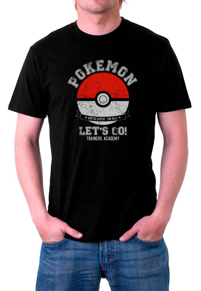Camiseta Pokémon Go Poké Ball Let's Go!