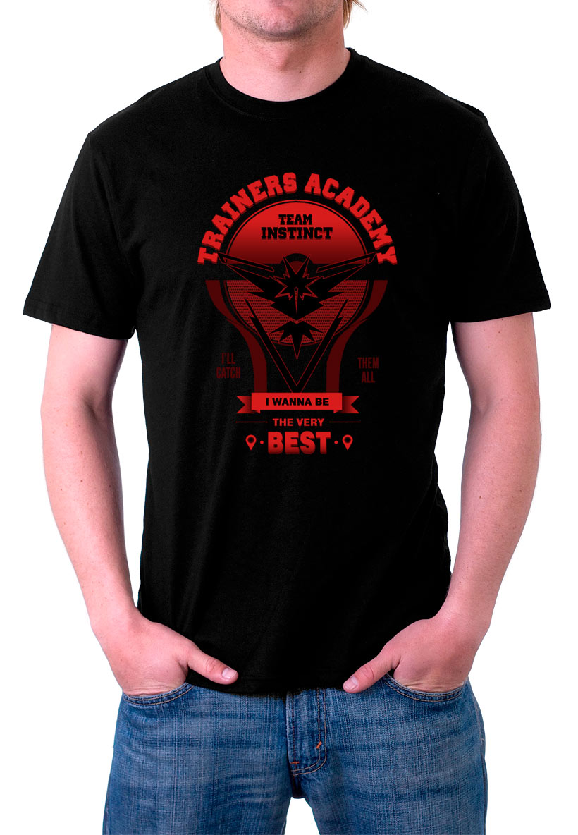 Camiseta Pokémon Go Trainers Academy Team Instinct