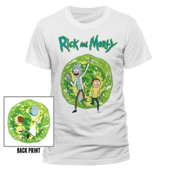 Camiseta Portal. Rick y Morty
