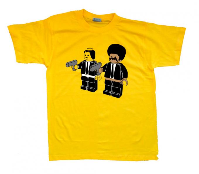 Camiseta Pulp Fiction Lego. Jules y Vincent