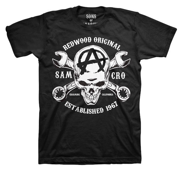 Camiseta Redwood Skull. Sons of Anarchy