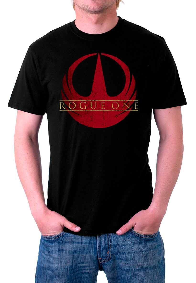 Camiseta Rogue One: A Star Wars Story logo. Modelo 2