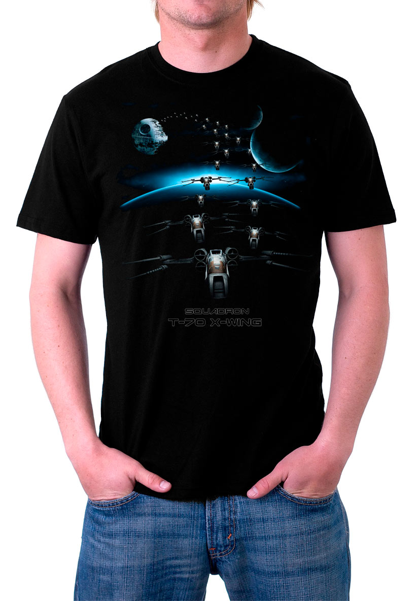 Camiseta Rogue One: A Star Wars Story. Squadron T-70 X-Wing
