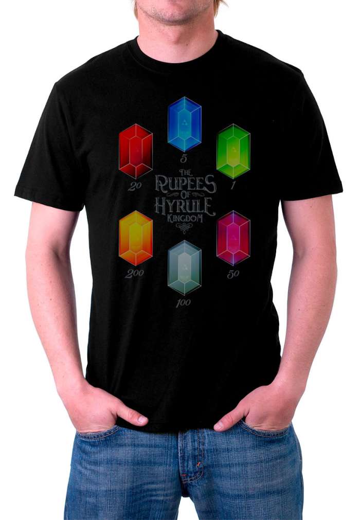 Camiseta Rupees of Hyrule. The Legend of Zelda