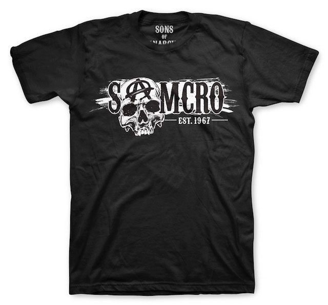 Camiseta Samcro Skull. Sons of Anarchy