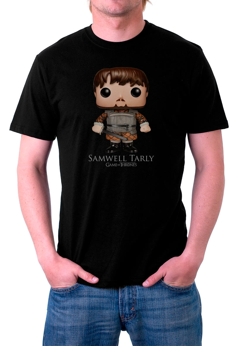 Camiseta Samwell Tarly Cartoon. Juego de Tronos