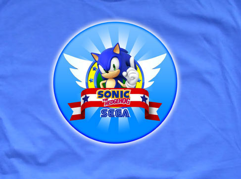 Camiseta Sonic. The hedgehog