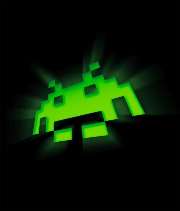 Camiseta Space Invaders. Alien