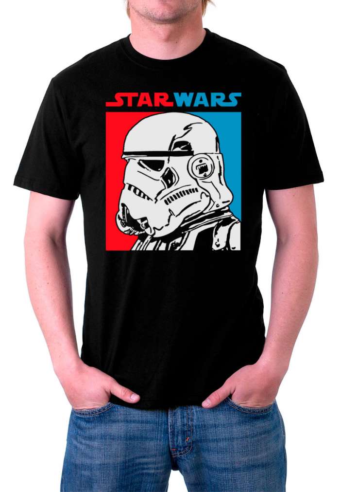 Camiseta Star Wars soldado Stormtrooper perfil