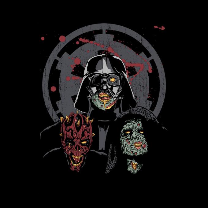 Camiseta Star Wars. Imperio Zombie
