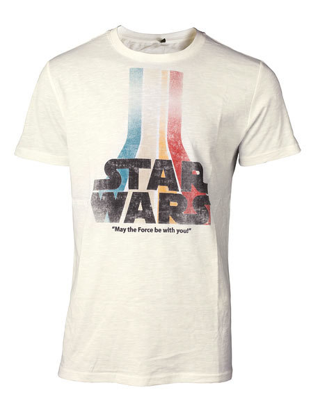 Camiseta Star Wars. Logo retro