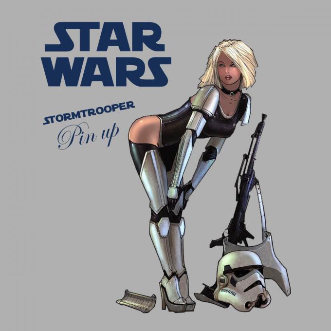 Camiseta Star Wars. Pin up