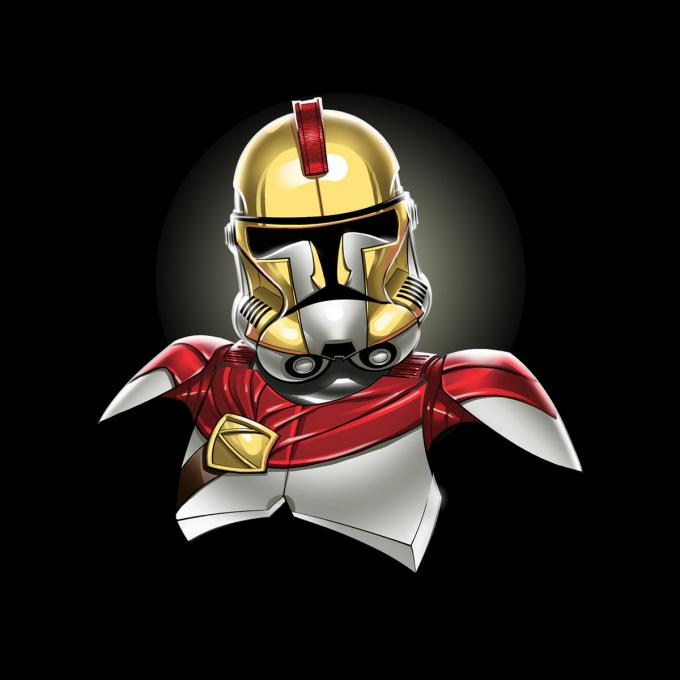 Camiseta Star Wars. Stormtrooper como Leónidas