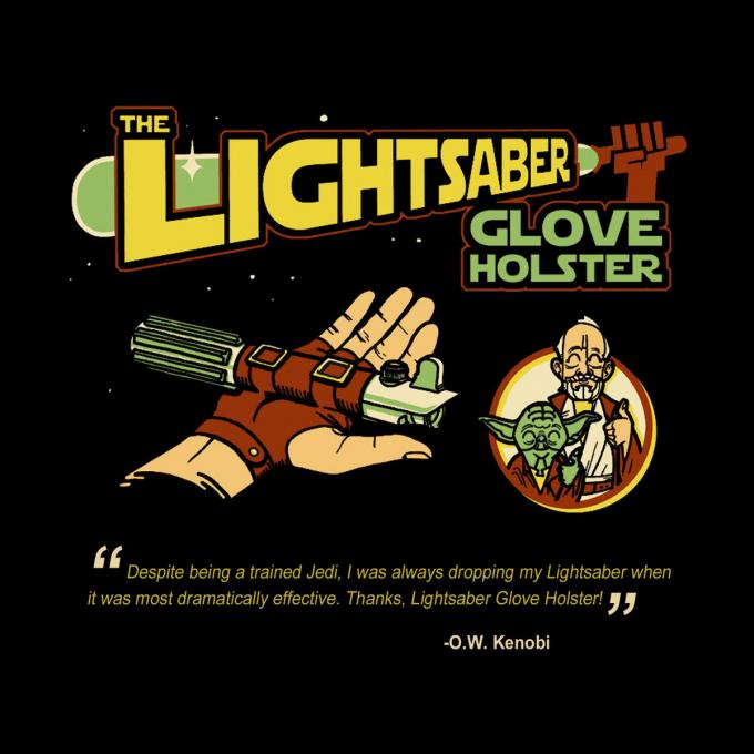 Camiseta Star Wars. The Lightsaber