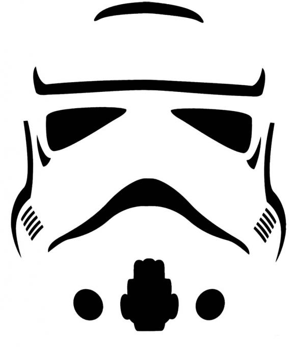 Camiseta Stormtrooper cara. Star Wars