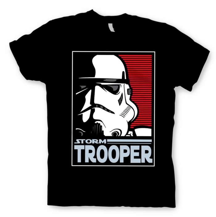 Camiseta Stormtrooper marco. Star Wars