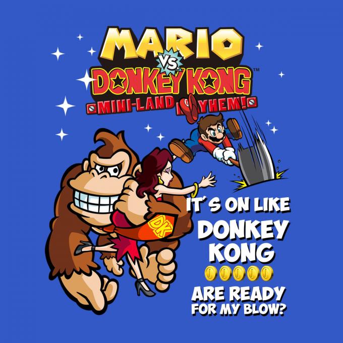 Camiseta Super Mario Bros. Mario vs Donkey Kong
