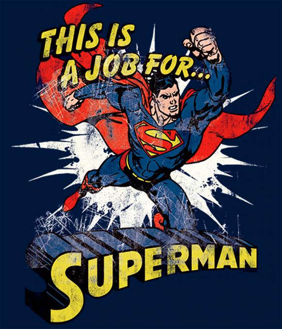 Camiseta Superman. Cómic