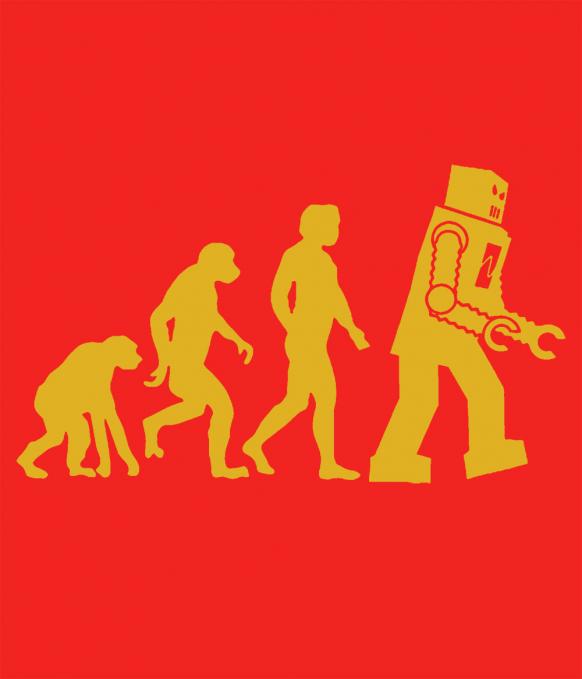Camiseta The Big Bang Theory. Robots