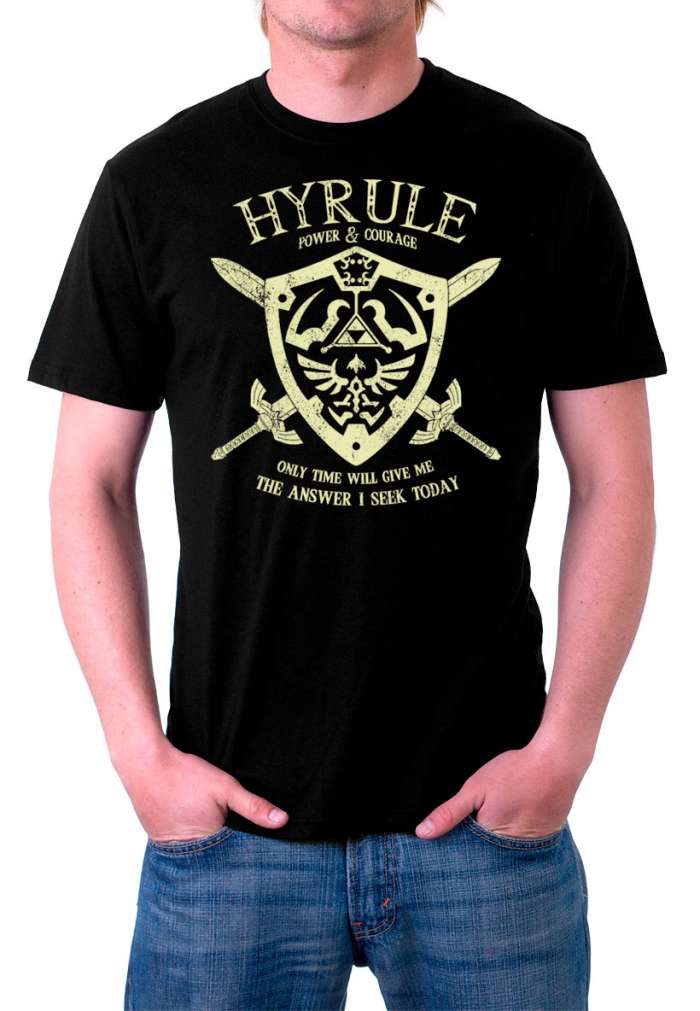 Camiseta The Legend of Zelda Hyrule Power and Courage