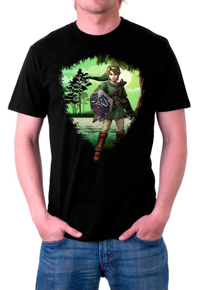 Camiseta The Legend of Zelda Link bosque