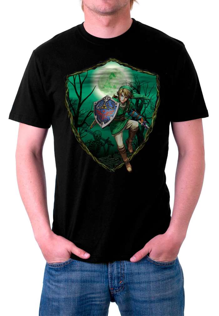 Camiseta The Legend of Zelda Link in the woods