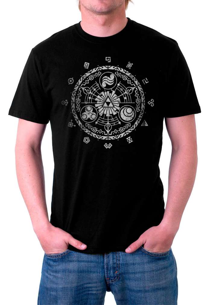 Camiseta The Legend of Zelda símbolos Triforce