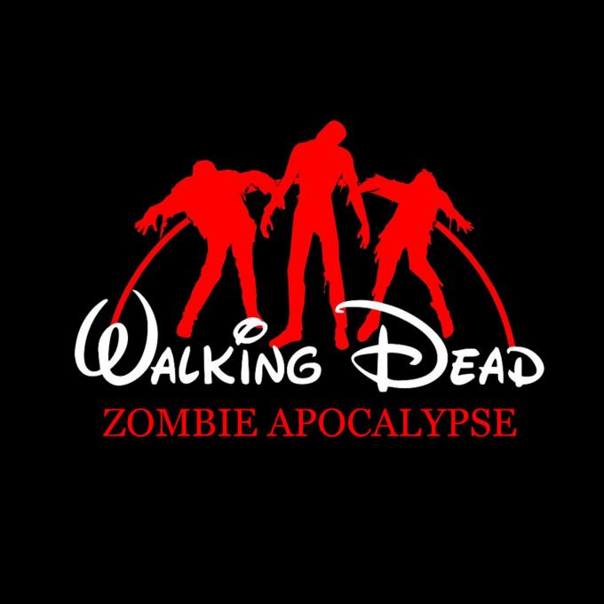 Camiseta The Walking Dead Disney. Zombie Apocalypse