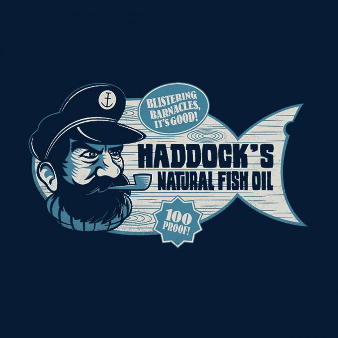 Camiseta Tintín. Capitán Haddock
