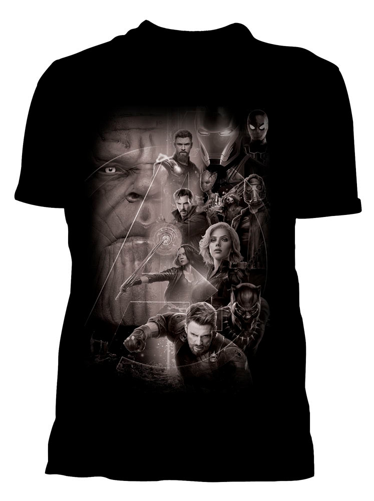 Camiseta Vengadores: Infinity War grupo