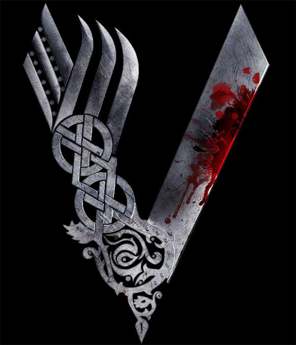 Camiseta Vikings. Logo