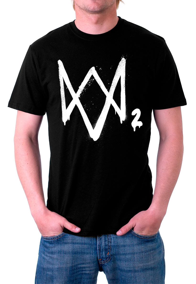 Camiseta Watch Dogs 2. Logo