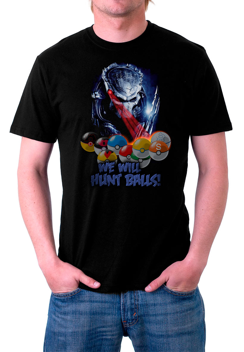 Camiseta We will hunt balls!. Alien vs. Predator