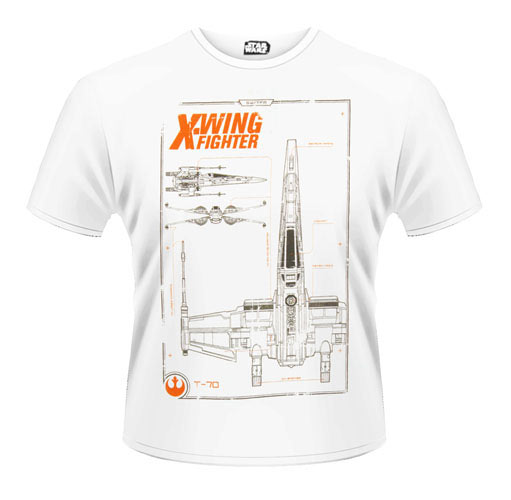 Camiseta X-Wing Maintenance Manual. Star Wars Episodio VII