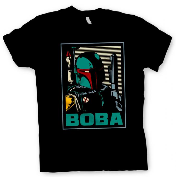 Camiseta cazarrecompensas Boba Fett. Star Wars