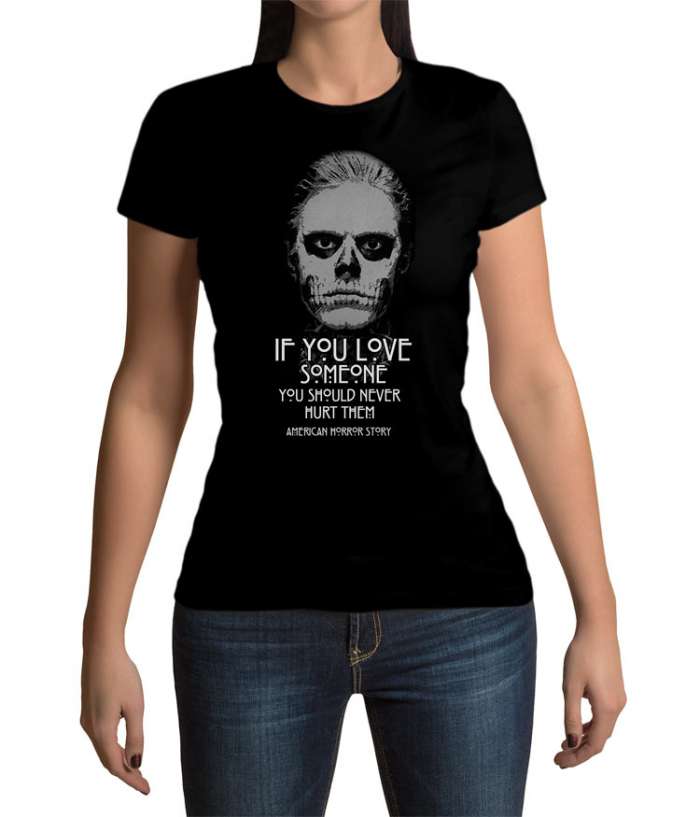 Camiseta chica American Horror Tate Langdon frase