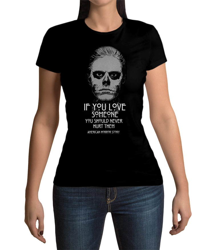 Camiseta chica American Horror Tate Langdon frase