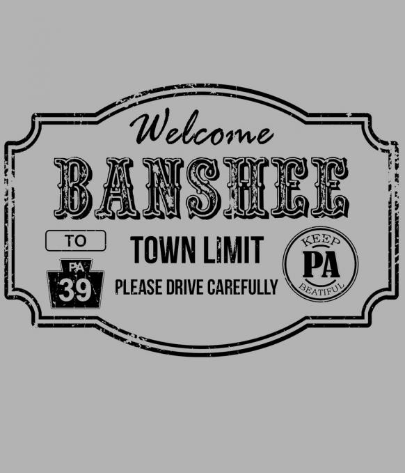 Camiseta chica Banshee. Logo
