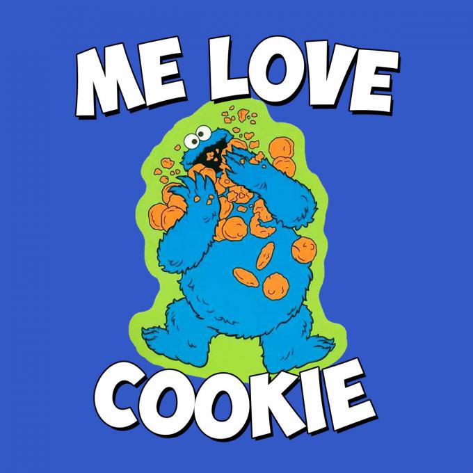 Camiseta chica Barrio Sésamo. Love Cookies