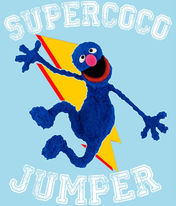 Camiseta chica Barrio Sésamo. Supercoco Jumper
