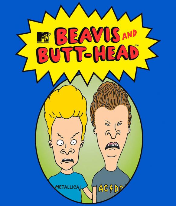 Camiseta chica Beavis y Butt-head